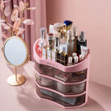 Multi-Layer Cosmetic Storage Box: Organize Lipsticks and Skin Care Products on Home Dressing Table Shelf