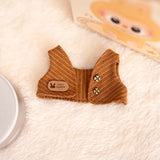 Labubu V1/V2 Old Money Style Vest – Macaron Color Fashion Outfit for 17cm Plush Dolls, Elegant Doll Clothes & Accessories Gift