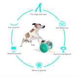 Interactive Tumbler Dog Treat Toy: Suitable for Small and Large Dogs, Promotes Slow Food Feeding, Enhances IQ Training