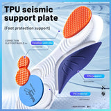 Orthopedic Sport Insoles: Shock Absorption, Deodorant, Breathable Cushioning for Running Shoes, Suitable for Men and Women