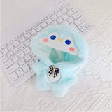 Hoodie Jumpsuit Sweater Outfit for 17cm Labubu Doll – Cute Plush Clothing Set for Fans & DIY Dress-Up Accessories
