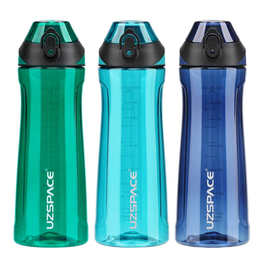 UZSPACE 750ml Sport Shaker Bottle: Portable Leakproof Shaker Design, Ideal for Outdoor Travel and Fitness, Made of Tritan Plastic, Anti-fall and BPA Free