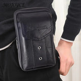 Men's PU Leather Waist Bag: Fashionable and Multi-functional for Phone, Wallet, and More