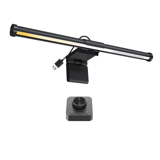 USB-Powered Computer Monitor Light Bar with Remote Control, Multi-Screen LED Hanging Lamp for Office and Home Use