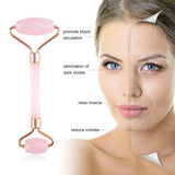 Crystal Stone Gua Sha Massage Board and Face Roller for Skin Care, Beauty Tool