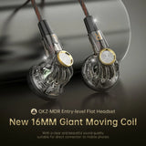 Authentic MDR HIFI In-Ear Earphones - Wired DJ Monitoring Earbuds with 3.5mm Jack - Sports Noise Isolation