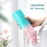 Stainless Steel Double Vacuum Thermos Flask: Designed for Girls, Portable and Leakproof, Maintains Cold and Heat Levels