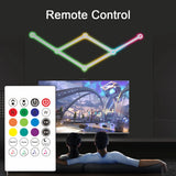 WIFI-Enabled LED Smart Wall Lamp with RGBIC Light Bar, Customizable Ambient Lighting for Gaming, TV Backlighting, and Bedroom