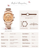 MEGIR Luxury Quartz Women's Watch: Fashionable, Sporty, and Chronograph