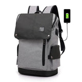 Waterproof High School Backpack for Boys: Big USB Anti-Theft Bag, Ideal for Travel, a Perfect Schoolbag Gift for Boys