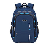 Spacious Elementary School Backpack for Boys: Waterproof Oxford Fabric Bookbag with Large Capacity and Luminous Design