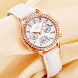 LIGE Luxury Brand Diamond Women's Watch: Waterproof Quartz Clock for Women