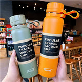 Stainless Steel Sport Vacuum Flask: Available in 650ML, 850ML, and 1100ML, Ideal for Outdoor Activities