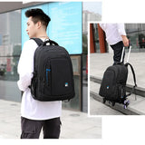 High School Backpack with Detachable Trolley and Wheels - Large Capacity Rolling Bookbag for Boys