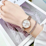 Fashion Quartz Bracelet Women's Watch with Luxury Brand, Gradient Small Dial - New Ladies' Wristwatch for Schoolgirls