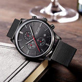 MEGIR Men's Luxury Quartz Watch: Waterproof Business Chronograph