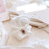 Hooded Jumpsuit Poncho Outfit for 17cm Labubu – Cute Mini Plush Doll Clothes & Accessories for Fans and Dress-Up Gifts