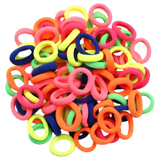 Colorful Nylon Hair Bands: 100/200PCS for Women/Girls, Perfect Hair Accessories