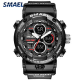 Men's Military Waterproof Watch – Quartz Sport Timepiece with Date Feature | Luxury Digital and Analog Wristwatch