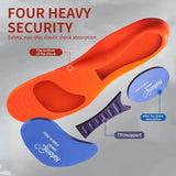 Orthopedic Sport Insoles with Shock Absorption, Breathable Deodorant Cushioning for Men and Women's Shoes