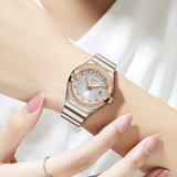 LIGE Luxury Women's Watch: Fashionable Date Waterproof Dress Bracelet, Rose Gold Stainless Steel, Gift Box Included