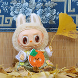 Summer Fruit T-Shirt & Overalls for 17cm Labubu Dolls – Cute Corduroy Cotton Suit Outfit Accessories