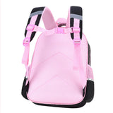 Charming PU Leather School Backpack for Girls: Waterproof with Cat Bow Knot, Ideal Children's Gift