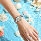 Elegant Ladies' Luxury Quartz Watch – Waterproof with Luminous Date and Day Display | Stainless Steel Dress Wristwatch with Box