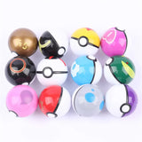 Set of 12 PokeBall Anime Figure Pokemon Pikachu Pocket Monster Pet Elf Dolls: Perfect Bulk Buy for Kids' Gifts and Toys