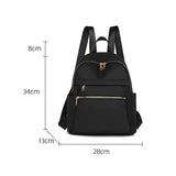 Compact Travel Backpack for Women: Simple, Waterproof Work Backpack, Lightweight and Ideal for Girls' Schoolbags