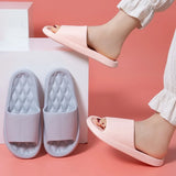 Thick Platform Cloud Slippers: Summer Beach Comfort with Eva Soft Soles, for Men and Women, Indoor and Bathroom Wear