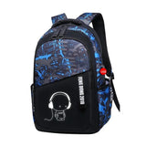 Backpack for High School Teenage Boys - Roomy Student Bag with Luminous Features - Large Capacity Book Bag