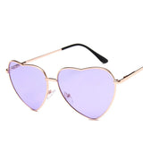 Vintage Heart-Shaped Sunglasses for Women - Candy-Colored Gradient Sun Glasses, Perfect for Outdoor Parties and Events