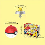 Pokemon Smart Pet Elf Battle Top Pikachu Charmander Jenny Turtle Mew Interactive Toy Gift Set