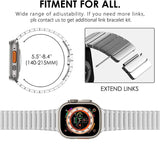 Premium Stainless Steel Band for Apple Watch Series 9/8/7: Link Bracelet Design, Compatible with iWatch