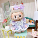 Adorable Doll Clothes Set for 17cm Labubu – Plush Outfit, Suit, Jumpsuit & Dress Accessories