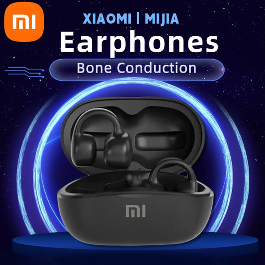 XIAOMI Clip-On Wireless Bluetooth Headset, HD Audio, Bone Conduction, Ideal for Sports