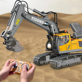 RC Construction Trucks for Boys: Remote Control Excavator, Dump Truck, and Bulldozer. Electric Cars for Kids, Perfect Gift