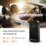 Zetsage BH044 Aux to Bluetooth 5.0 Adapter: Wireless Receiver Car Kit, enabling hands-free calls and music playback