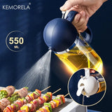 Dual-Purpose 500ML Oil Spray Bottle: Perfect for Kitchen Cooking and Outdoor BBQ, Ideal for Dispensing Olive Oil, Soy Sauce