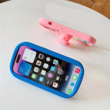 Cute 3D Astronaut and Rocket Silicone Phone Case for iPhone Max 11-14 Pro Max