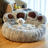 Fluffy Dog Bed and Mat for Small Dogs and Cats, Pet Supplies for Medium and Large Breeds, Includes Blanket, Kennel, and Basket Accessories