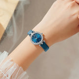 LIGE Fashion Elegant Women's Watch: Small Dial with Diamonds, Quartz Dress Wristwatch, Waterproof