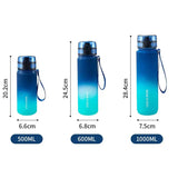 Plastic Sport Water Bottle: 500ML/600ML Plastic Couple Water Cup with Portable, Anti-Drop Design and Outdoor Rope, Ideal for Active Use