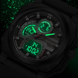 Men's Military Digital Sports Watch, Waterproof Chronograph with Large Dial, Quartz Wristwatch