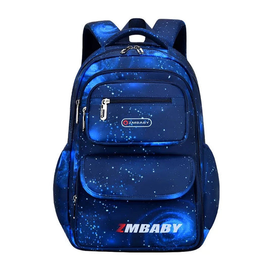 Waterproof Nylon  Backpack for Boys: Large Capacity Book Bag Perfect for Kids