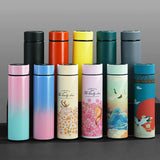 500ml Stainless Steel Smart Thermos - Leakproof Water Bottle with Temperature Display, Ideal Christmas Gift