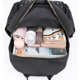 Women's High-Quality Nylon Backpack: Spacious for Travel and School, Ideal for Teenage Girls