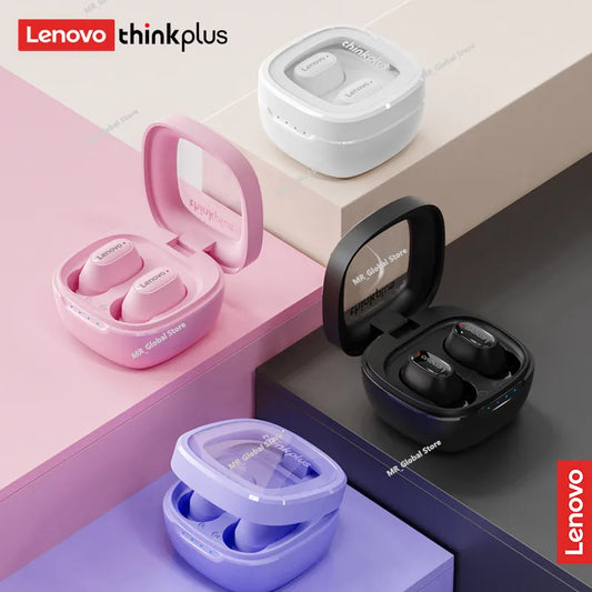 Lenovo XT62 Bluetooth 5.3 Earbuds: Low-Latency Mini HiFi Sport Headset with HD Call Mic