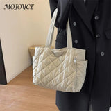 Lightweight Diamond Quilted Hobo Handbag for Women: Adjustable Strap, Zipper Closure